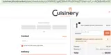 Cuisinery Food Market coupon verification screenshot
