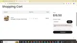 Cuisinery Food Market coupon verification screenshot