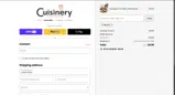 Cuisinery Food Market coupon verification screenshot