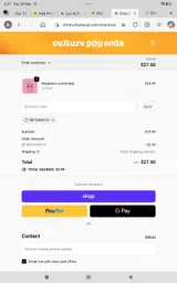 Culture Pop coupon verification screenshot