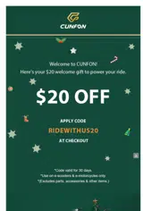 RIDEWITHUS20 coupon verification screenshot