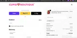 Cupid Boutique coupon verification screenshot