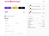 Cupid Boutique coupon verification screenshot