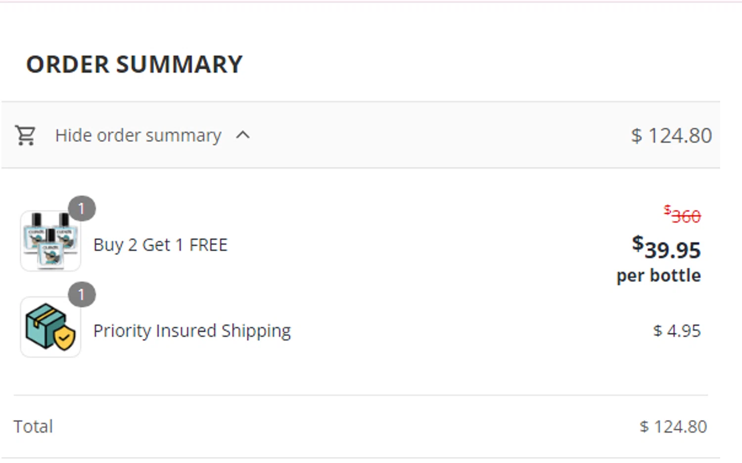 Cupid Fragrances checkout page showing Cupid Fragrances promo code box | Screenshot taken by SimplyCodes community member on Sep 7, 2024