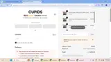 Cupids coupon verification screenshot