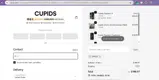 Cupids coupon verification screenshot