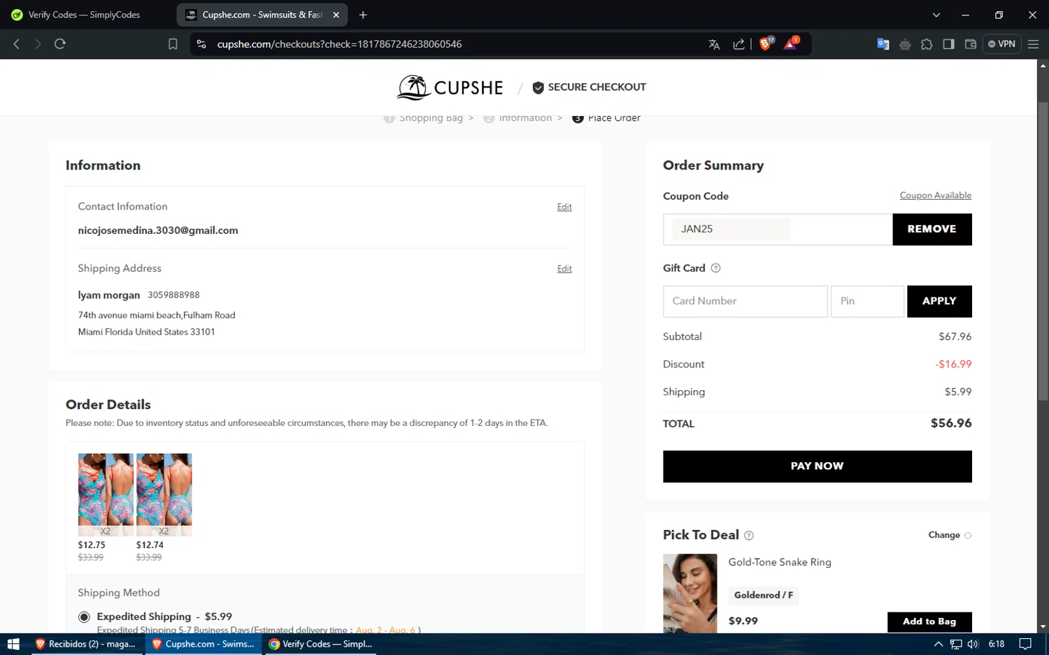 Cupshe Discount Codes 10 off Coupons in July 2024 SimplyCodes