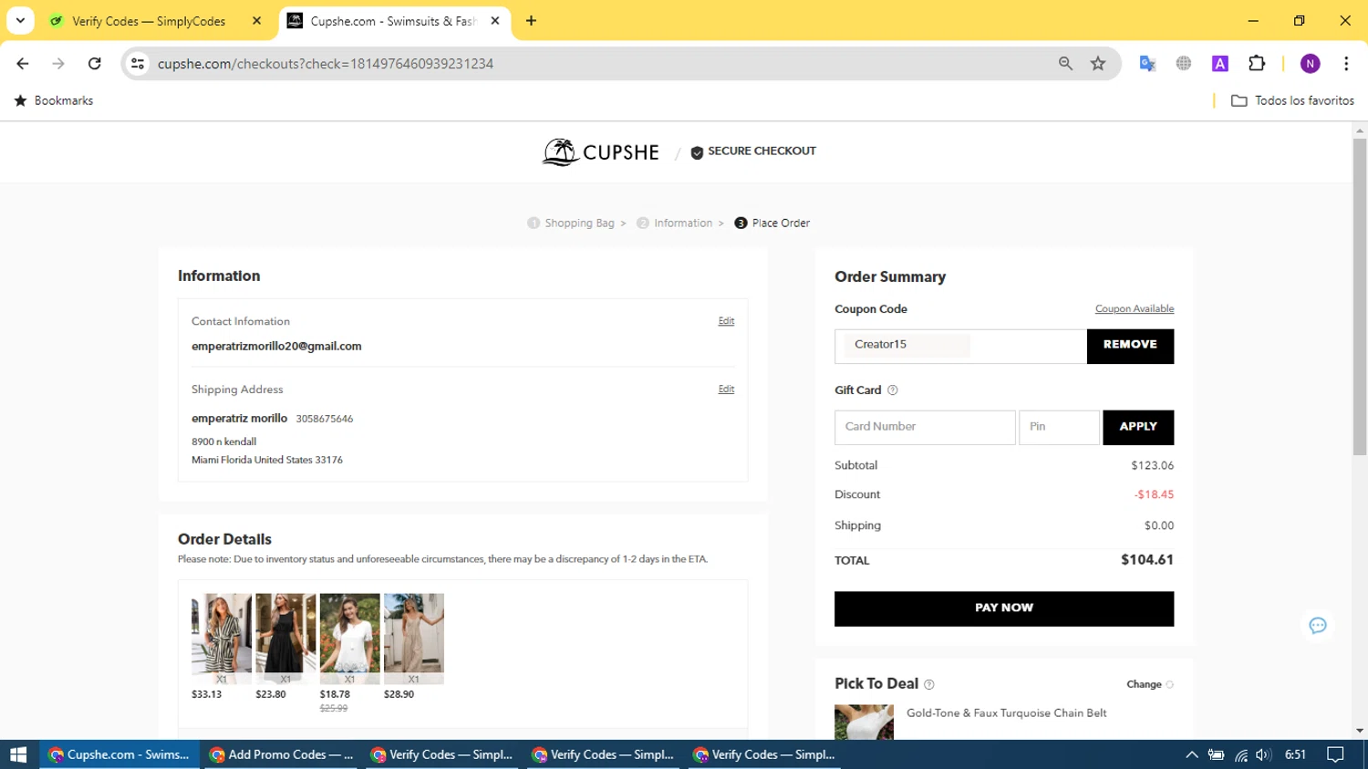 Cupshe Discount Codes 10 off Coupons in July 2024 SimplyCodes