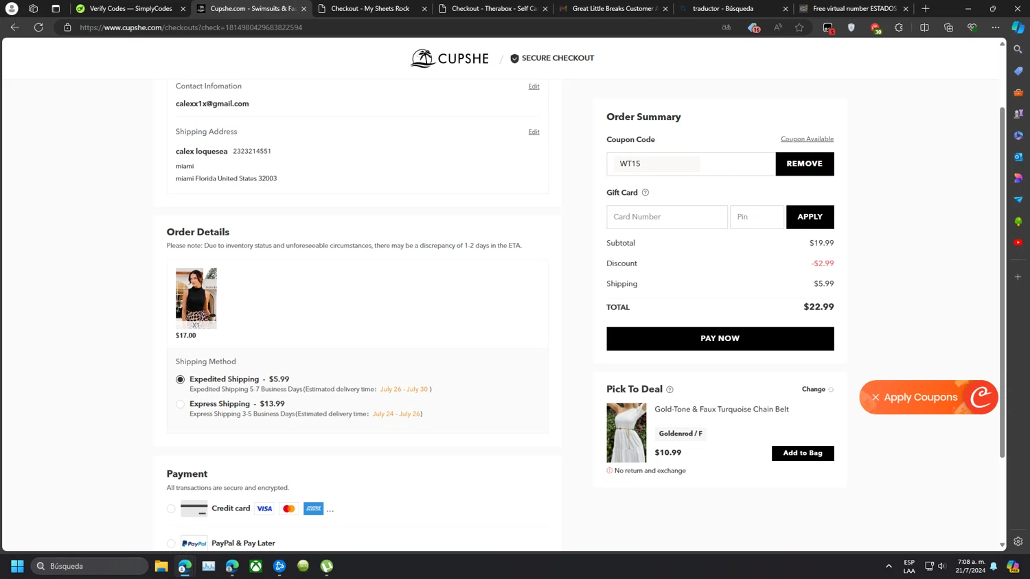 Cupshe Discount Codes 10 off Coupons in July 2024 SimplyCodes