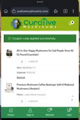 coupon25 coupon verification screenshot