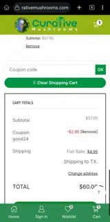 good24 coupon verification screenshot