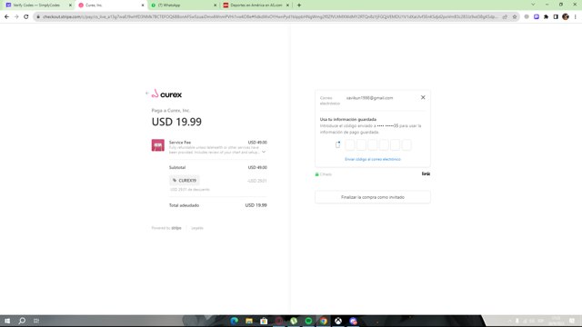 Curex Allergy checkout page showing Curex Allergy promo code box | Screenshot taken by SimplyCodes community member on Sep 28, 2023