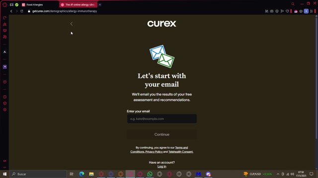 Curex Allergy checkout page showing Curex Allergy promo code box | Screenshot taken by SimplyCodes community member on Mar 17, 2025