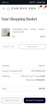 curiogiveme5% coupon verification screenshot