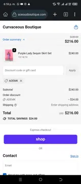 ADEMK coupon verification screenshot