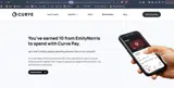 Curve Card coupon verification screenshot
