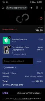 LEAHMAY coupon verification screenshot