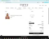 Curvy Couture coupon verification screenshot