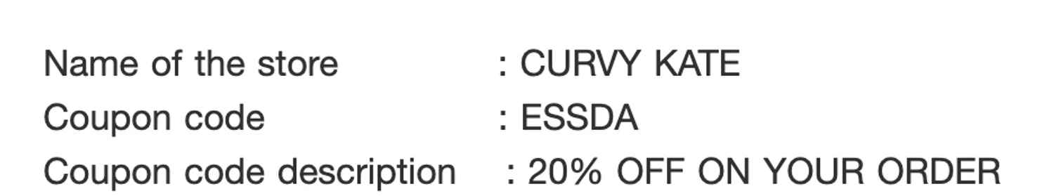 Curvy Kate coupon code screenshot showing code ESSDA applied at Curvy Kate checkout page. Uploaded by SimplyCodes community member TOPG007 on Aug 26, 2025