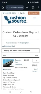 CS15CD coupon verification screenshot