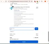 RET coupon verification screenshot