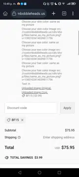 BF15 coupon verification screenshot