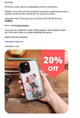 PRIME20 coupon verification screenshot