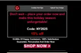 NY2025 coupon verification screenshot