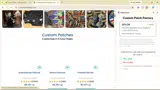 Custom Patch Factory coupon verification screenshot