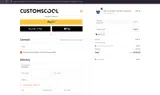 Customscool coupon verification screenshot