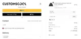 Customscool coupon verification screenshot