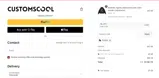 Customscool coupon verification screenshot