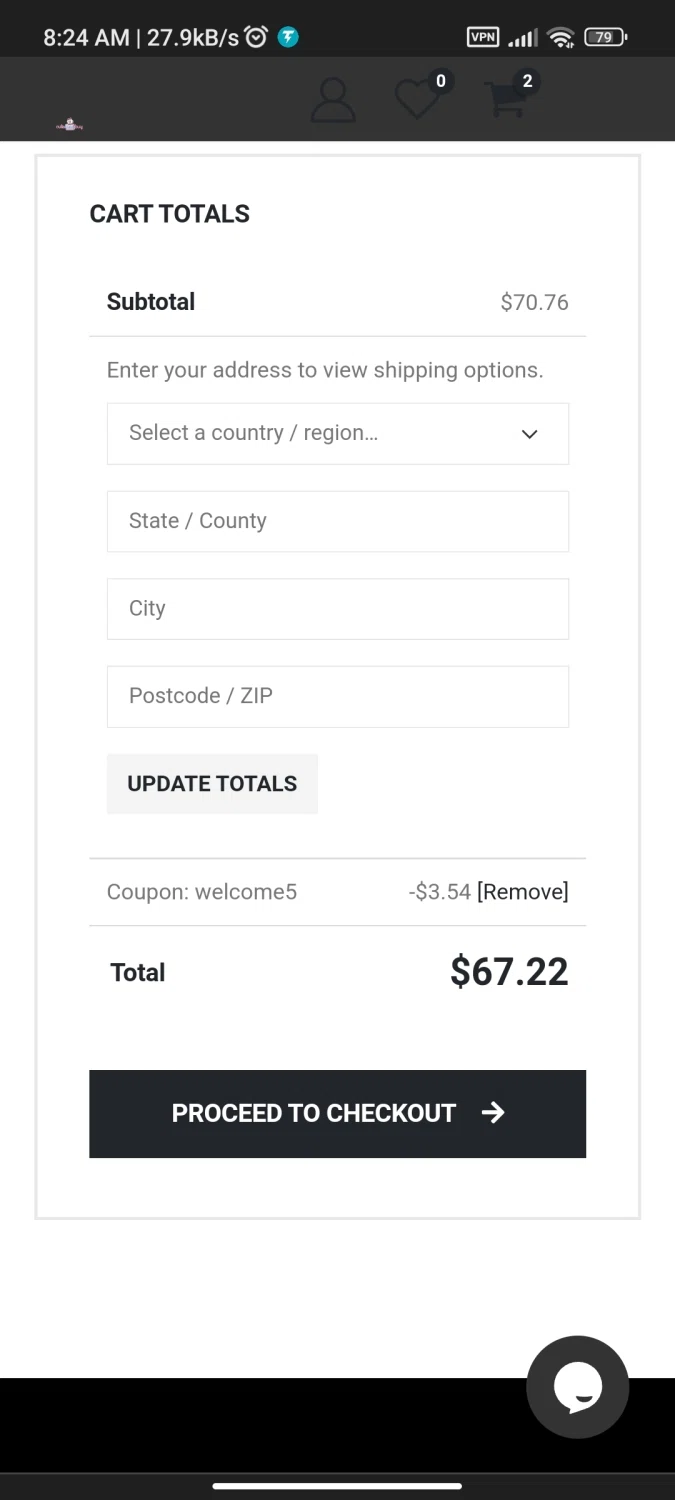 Cute Baby Buy checkout page showing Cute Baby Buy promo code box | Screenshot taken by SimplyCodes community member on Oct 26, 2022