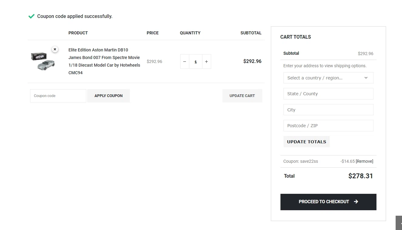 Cute Baby Buy checkout page showing Cute Baby Buy promo code box | Screenshot taken by SimplyCodes community member on Jul 24, 2022