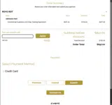 Cvent coupon verification screenshot