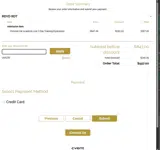 Cvent coupon verification screenshot