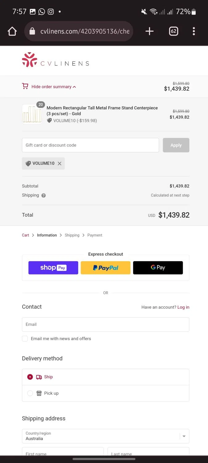 CV Linens Coupons 15 Off December 2024