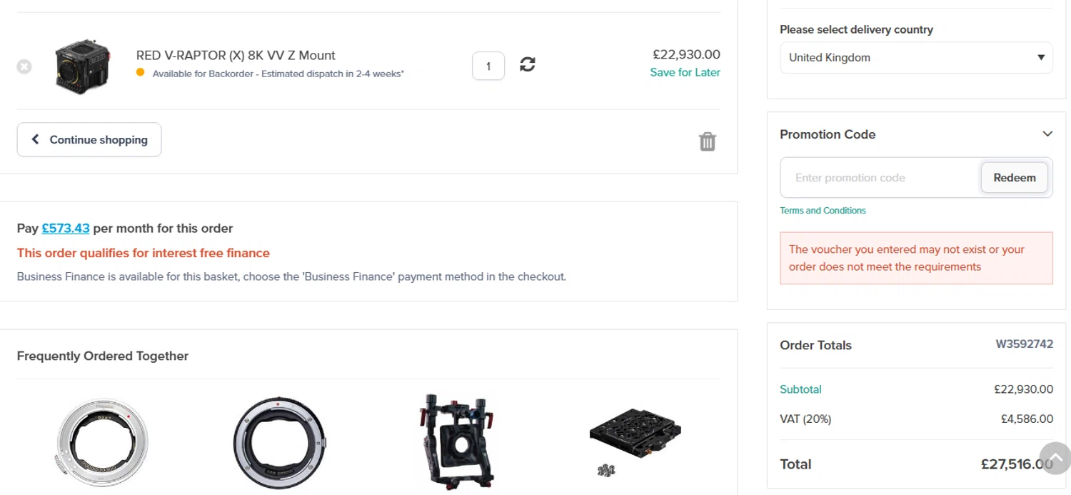 CVP promo code screenshot showing code SONYCAMERA5 applied at CVP checkout page. Uploaded by SimplyCodes community member tumdre on Jul 29, 2025