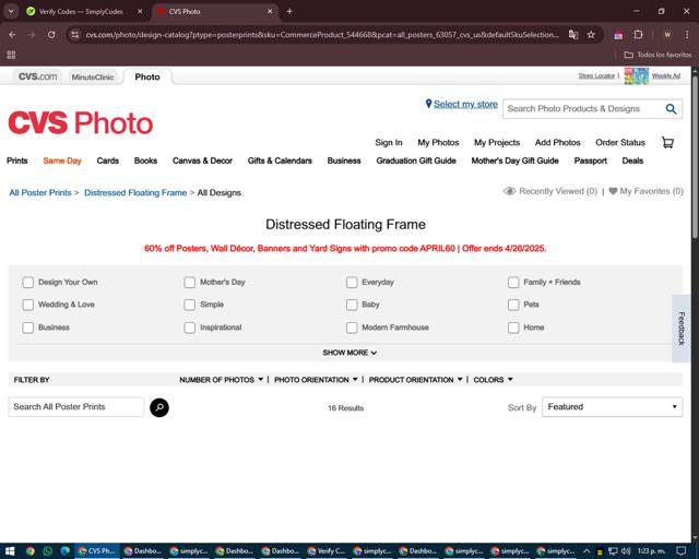 CVS CarePass checkout page showing CVS CarePass promo code box | Screenshot taken by SimplyCodes community member on Apr 16, 2025