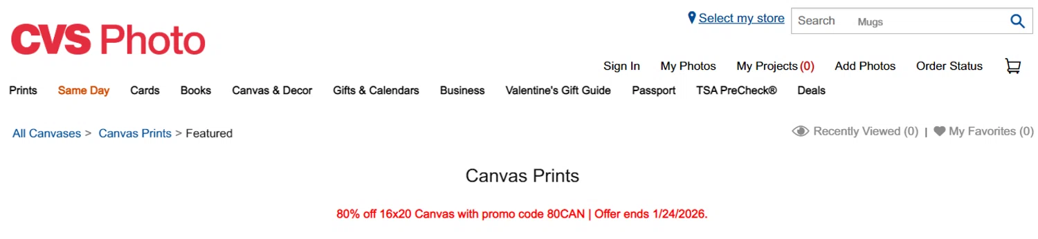CVS CarePass promo code screenshot showing code 80CAN applied at CVS CarePass checkout page. Uploaded by SimplyCodes community member RonaldAcunaJr on Jan 22, 2026