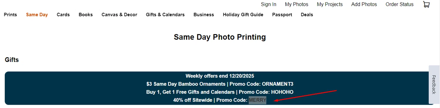 CVS Optical promo code screenshot showing code MERRY applied at CVS Optical checkout page. Uploaded by SimplyCodes community member Alofoke on Dec 15, 2025