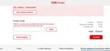 CVS Photo coupon verification screenshot