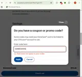 CVS Shop coupon verification screenshot