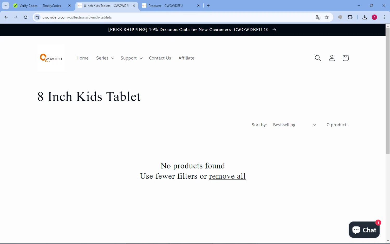 CWOWDEFU checkout page showing CWOWDEFU promo code box | Screenshot taken by SimplyCodes community member on Sep 8, 2024