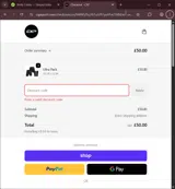 CXP20 coupon verification screenshot