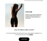 FLEX15 coupon verification screenshot