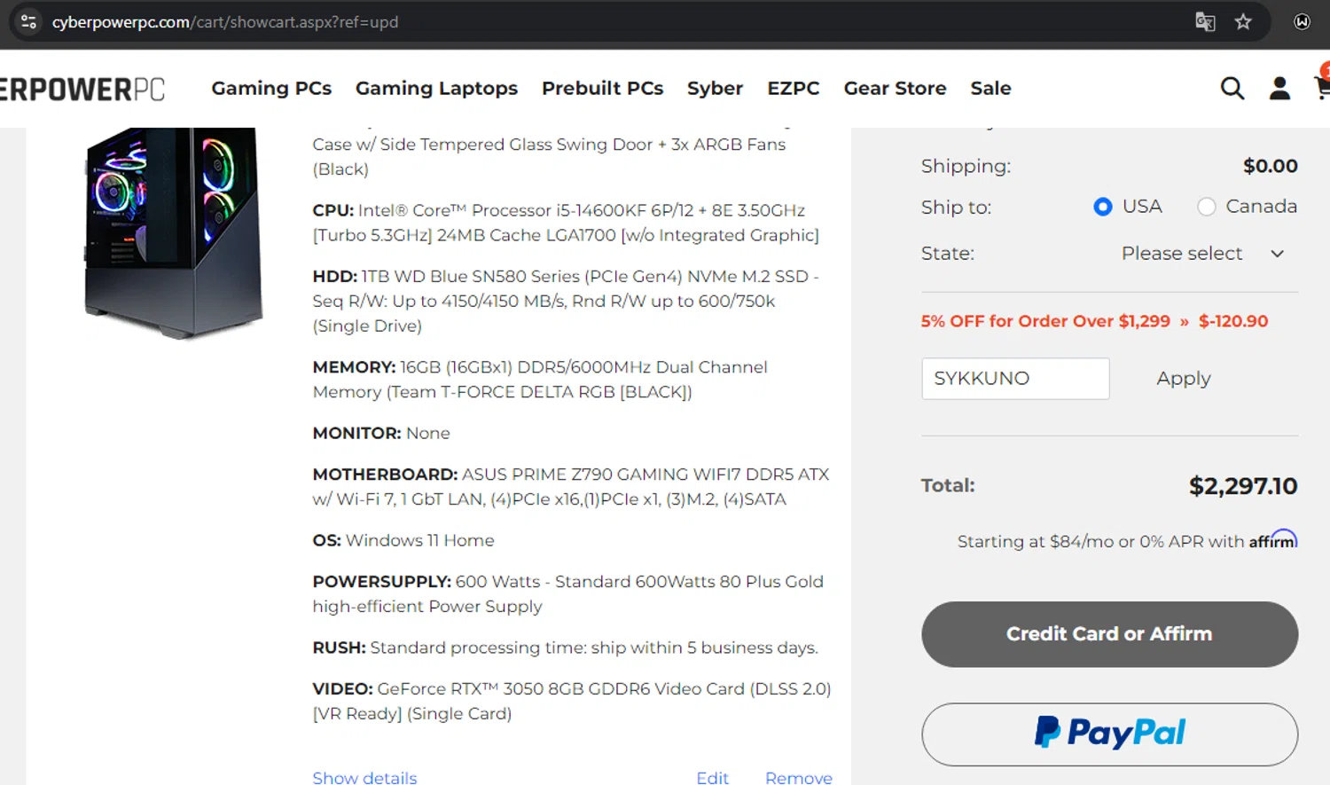 CyberPowerPC Coupons 5 Off September 2024