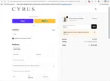 Cyrus Knits coupon verification screenshot