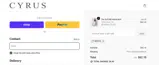 Cyrus Knits coupon verification screenshot