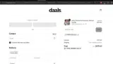 Daals US coupon verification screenshot